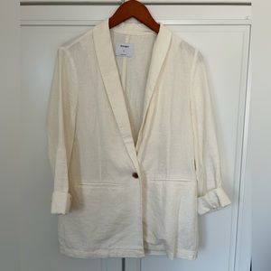 Old Nay Linen-Blend Blazer size Medium